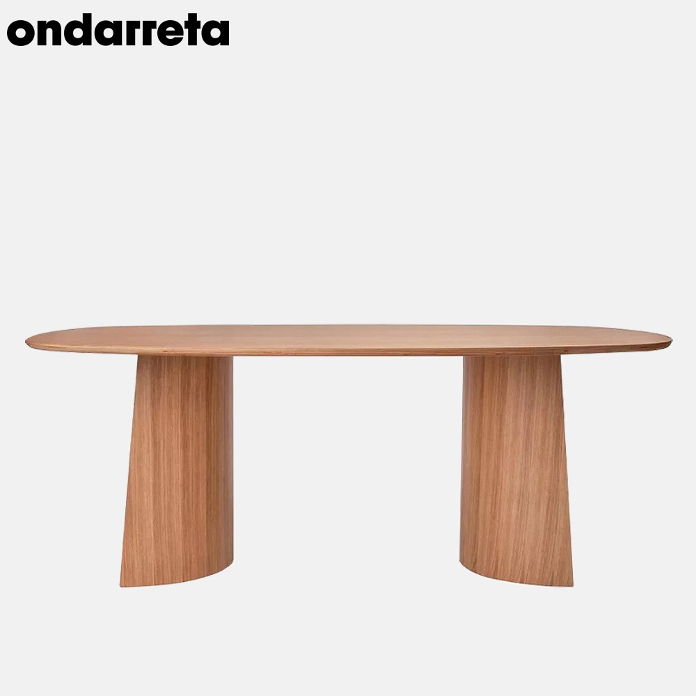 [온다레타] 진저 우드 테이블 (H750)