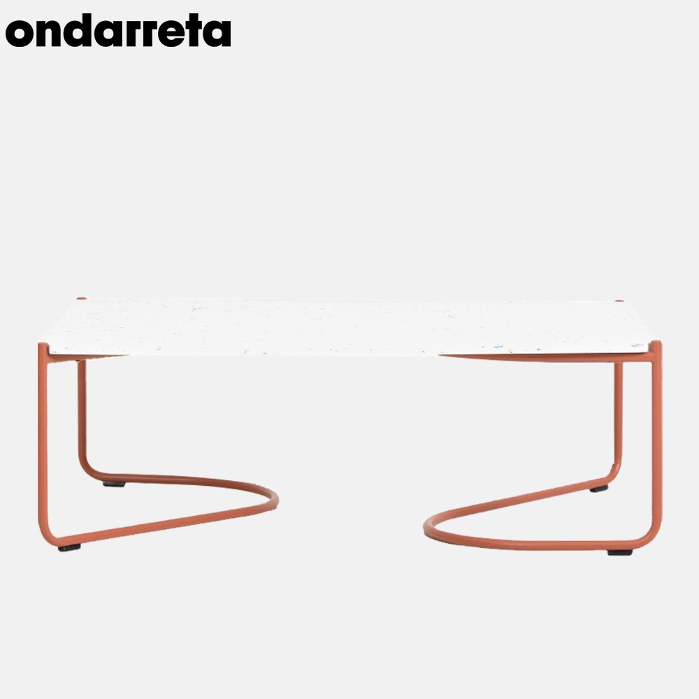 [온다레타] 우다 로우 스틸 테이블 (H300)